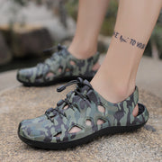 Fashion Lace-up Beach Hole Shoes Male