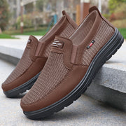 Mesh Surface Shoes Male Breathable One Pedal Leisure Cloth Shoes