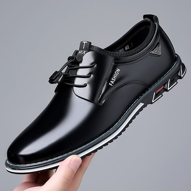 Plus Size Casual Leather Shoes Male